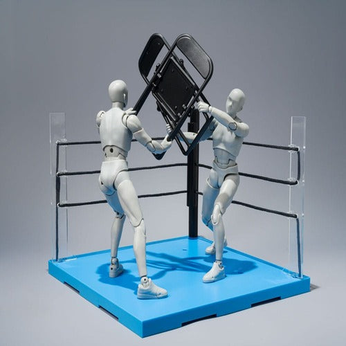 Tamashii Stage Actionfiguren-Zubehör Act Ring Corner & Folding Chair Set Neutral Ver.
