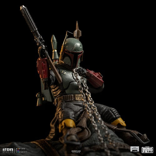 Das Buch von Boba Fett Demi Art Scale Statue 1/20 Boba Fett & Rancor 38 cm