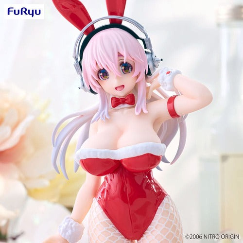 Super Sonico statuette PVC BiCute Bunnies Red Color Ver. 30 cm