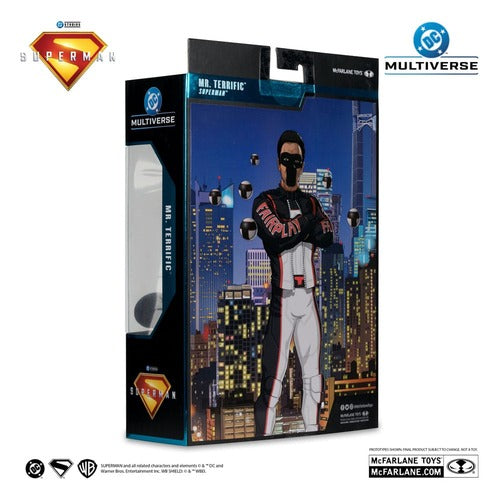 Superman (2025) DC Multiverse figurine Deluxe Theatrical Edition Mr. Terrific (Red Platinum Edition) 18 cm