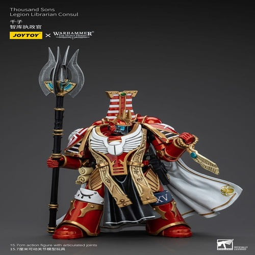 Warhammer The Horus Heresy figurine 1/18 Thousand Sons Legion Librarian Consut 16 cm