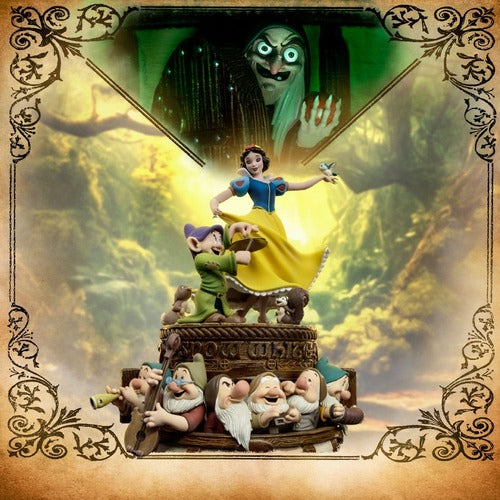 Blanche-Neige et les Sept Nains statuette 1/10 Art Scale Snow White and Dopey Deluxe Edition 21 cm