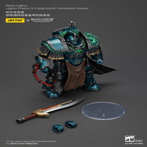 Warhammer The Horus Heresy figurine Alpha Legion Legion Praetor in Cataphractii Terminator Armour 18 cm