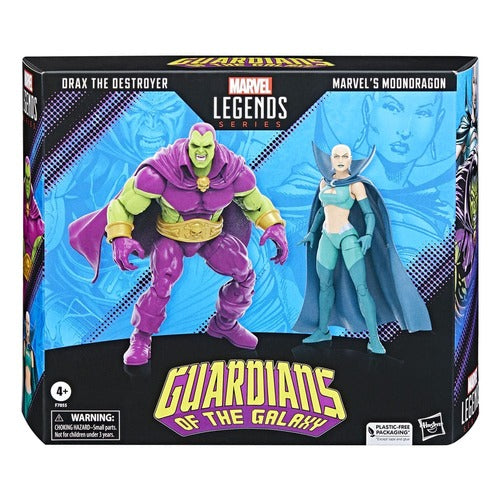 Guardians of the Galaxy Marvel Legends Actionfiguren 2er-Pack Drax the Destroyer & Marvel's Moondragon 15 cm
