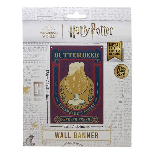 Harry Potter bannière Butterbeer 125 x 85 cm