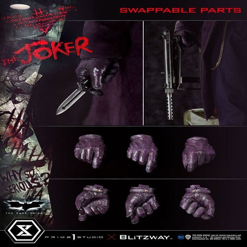 The Dark Knight Statue 1/3 The Joker Bonus Version 72 cm