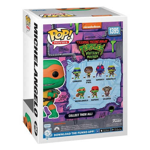 Teenage Mutant Ninja Turtles POP! Movies Vinyl Figur Michelangelo 9 cm