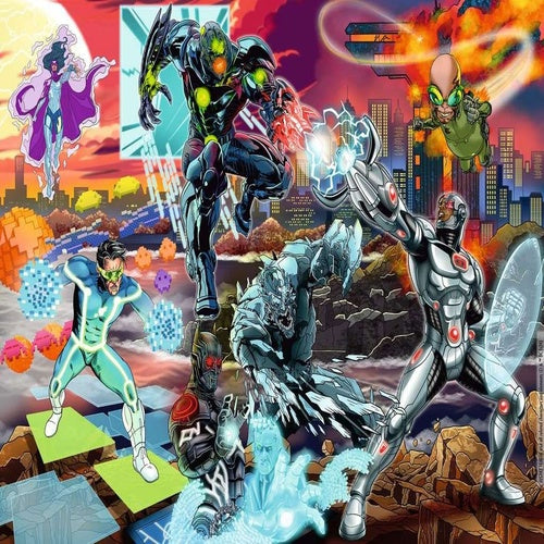 DC Comics puzzle Cyborg (1000 pièces)
