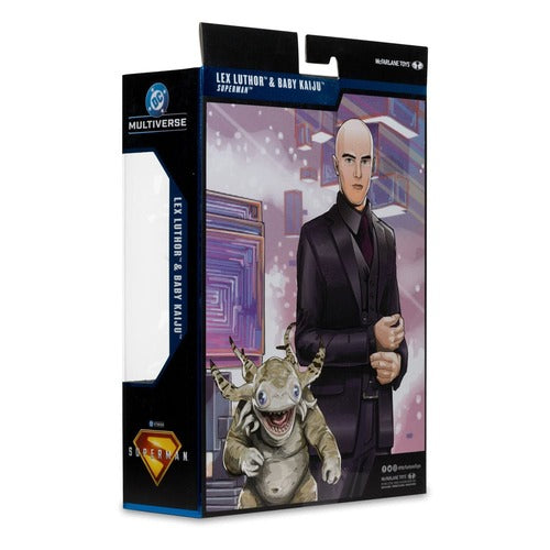 Superman (2025) DC Multiverse figurine Deluxe Lex Luthor with Baby Kaiju (Deluxe Theatrical Edition) 18 cm