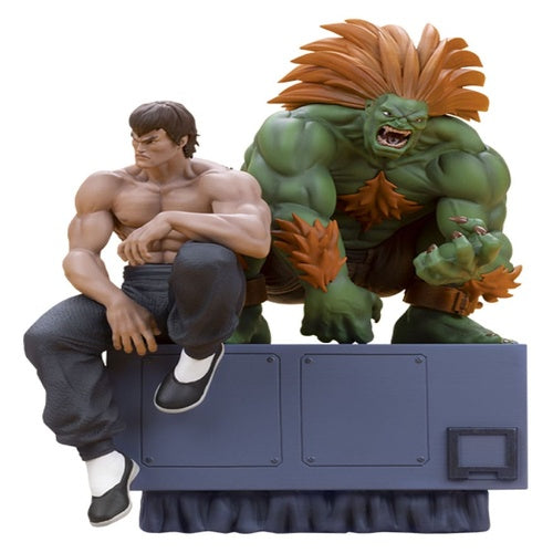 Street Fighter PVC Statuen 1/10 Blanka & Fei Long 21 cm
