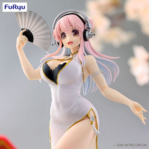 Super Sonico statuette PVC Trio-Try-iT White China Dress Ver. 21 cm