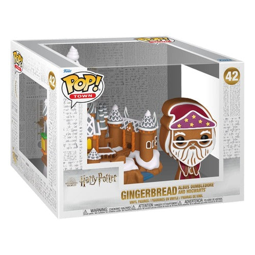 Harry Potter POP! Town Vinyl Figur Dumbledore & Hogwarts 9 cm