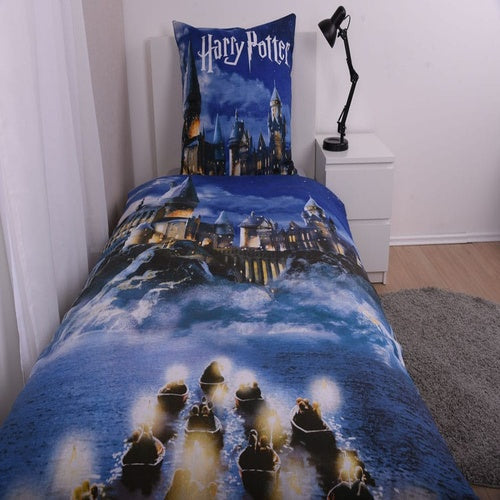 Harry Potter Bettwäsche Blau 135 x 200 cm / 80 x 80 cm