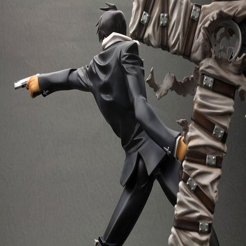 Trigun Badlands Rumble statuette PVC ARTFX J 1/8 Nicholas D. Wolfwood Renewal Package Version 20 cm