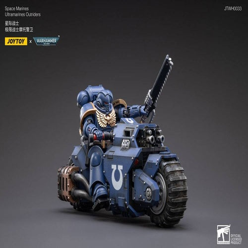 Warhammer 40k Fahrzeug 1/18 Ultramarines Outrider Bike 22 cm