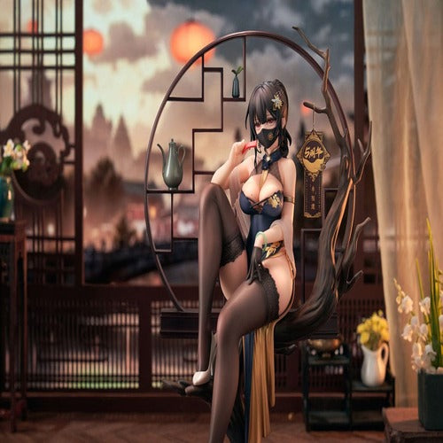 Original Character statuette PVC 1/7 Xiami China Dress Genboku Ver. 26 cm
