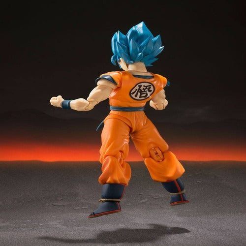 Dragon Ball Super Broly figurine S.H. Figuarts Super Saiyan God Super Saiyan Goku Super 14 cm