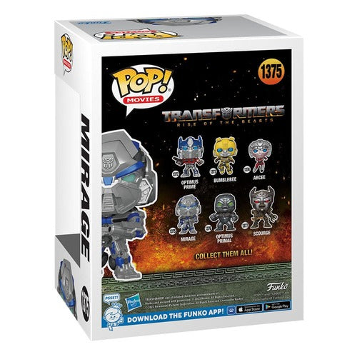 Transformers: Rise of the Beasts POP! Movies Vinyl figurine Mirage 9 cm