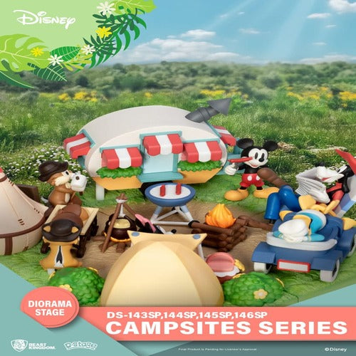 Disney diorama PVC D-Stage Campsite Series Chip & Dale Special Edition 10 cm
