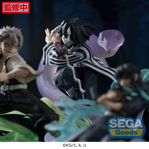 Demon Slayer: Kimetsu no Yaiba statuette PVC Xross Link Anime Obanai Iguro Hashira Training Arc 14 cm