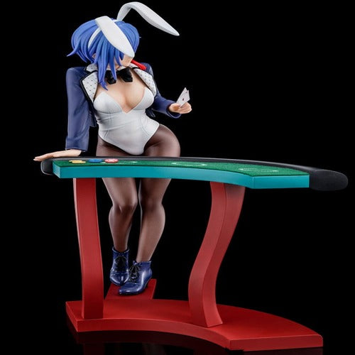 The Demon Sword Master of Excalibur Academy statuette 1/6 Sakuya Sieglinde wearing lapis lazuli blue bunny costume with Nip Slip Gimmick System 25 cm