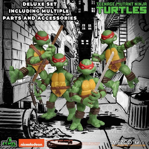 Teenage Mutant Ninja Turtles figurines Teenage Mutant Ninja Turtles Deluxe Set 8 cm