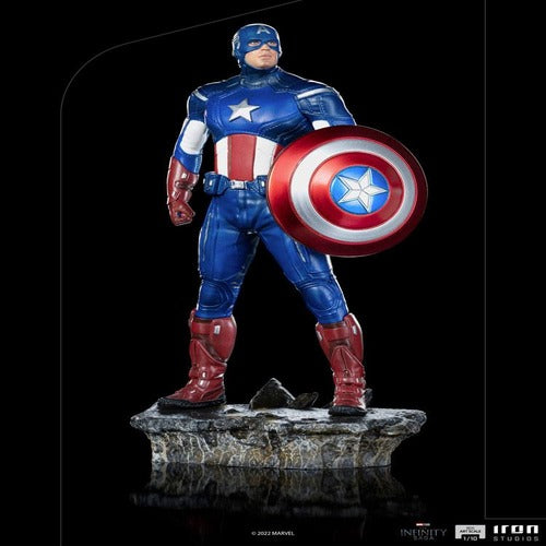 The Infinity Saga statuette BDS Art Scale 1/10 Captain America Battle of NY 23 cm