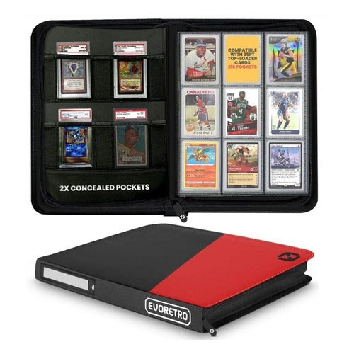Evoretro classeur Shield+ Topload 216 Cards Black/Red