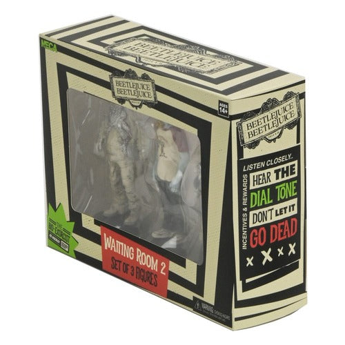 Beetlejuice Beetlejuice pack 3 figurines Waiting Room 2 10 cm