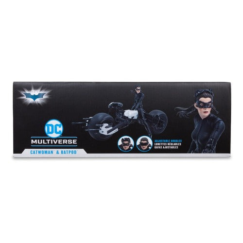 DC Multiverse véhicule Batpod with Catwoman (The Dark Knight Rises)