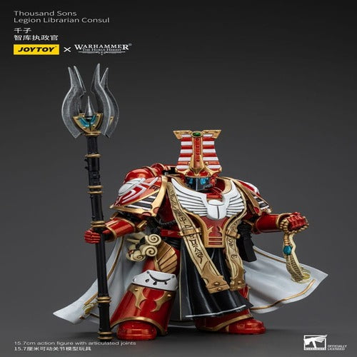 Warhammer The Horus Heresy figurine 1/18 Thousand Sons Legion Librarian Consut 16 cm
