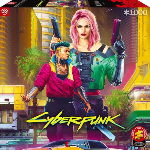 Cyberpunk 2077 Puzzle Kitsch Style (1000 pièces)