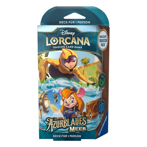 Disney Lorcana TCG présentoir decks de démarrage Azurblaues Meer (8) *ALLEMAND*