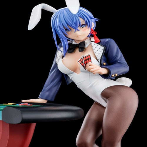 The Demon Sword Master of Excalibur Academy statuette 1/6 Sakuya Sieglinde wearing lapis lazuli blue bunny costume with Nip Slip Gimmick System 25 cm