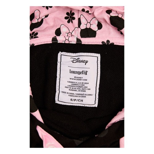 Disney by Loungefly sweater à capuche Unisexe Minnie Rocks the Dots Florals