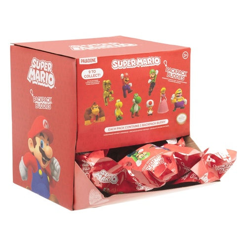 Super Mario présentoir porte-clés sac à dos Mystery Bags (24)