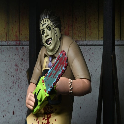 Texas Chainsaw Massacre Toony Terrors Actionfigur 50th Anniversary Leatherface (Bloody) 15 cm