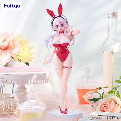 Super Sonico statuette PVC BiCute Bunnies Red Color Ver. 30 cm