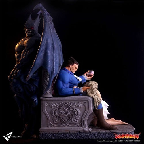 Darkstalkers diorama Demitri Maximoff - The Ruler of Zeltzereich 71 cm