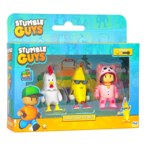 Stumble Guys Figuren 3 er Pack Display (24)