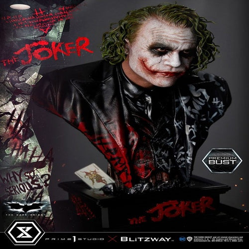 The Dark Knight Premium Büste The Joker 26 cm
