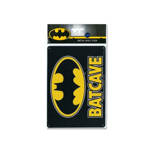 DC Comics panneau métal Batcave 15 x 21 cm