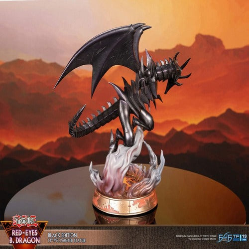 Yu-Gi-Oh! statuette PVC Red-Eyes B. Dragon Black Colour 33 cm
