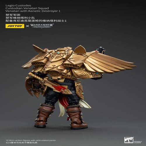 Warhammer The Horus Heresy figurine 1/18 Legio Custodes Custodian Venatari Squad Venatari with Kenetic Destroyer 1 13 cm