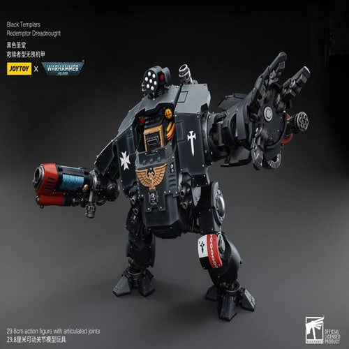 Warhammer 40k Actionfigur 1/18 Black Templars Redemptor Dreadnought 30 cm
