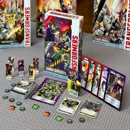 Transformers Jeu de cartes Deck-Building Dawn of the Dinobots Expansion *ANGLAIS*