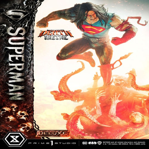 Dark Nights: Death Metal statuette 1/3 Death Metal Superman Deluxe Ver. 94 cm
