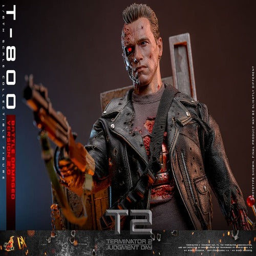 Terminator 2 figurine 1/6 Movie Masterpiece T-800 Battle Damaged Version 2.0 32 cm