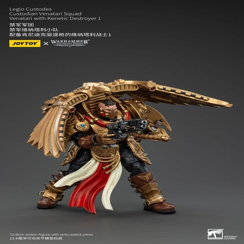 Warhammer The Horus Heresy figurine 1/18 Legio Custodes Custodian Venatari Squad Venatari with Kenetic Destroyer 1 13 cm