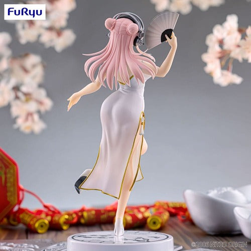 Super Sonico statuette PVC Trio-Try-iT White China Dress Ver. 21 cm